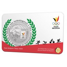 Bélgica 5€ Equipa Belga  - Tokyo 2021 Colorida